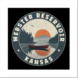 Webster Reservoir Kansas Sunset Posters and Art